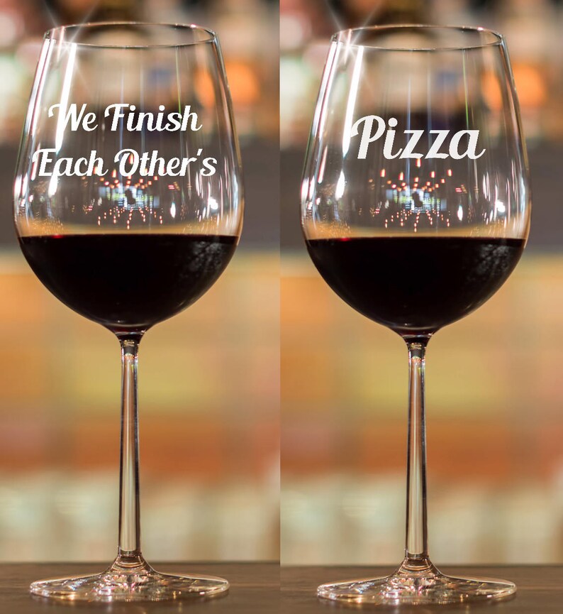 Italian Couple Gift Engagement For Wedding Stemless Wine Glass Etched Glasses