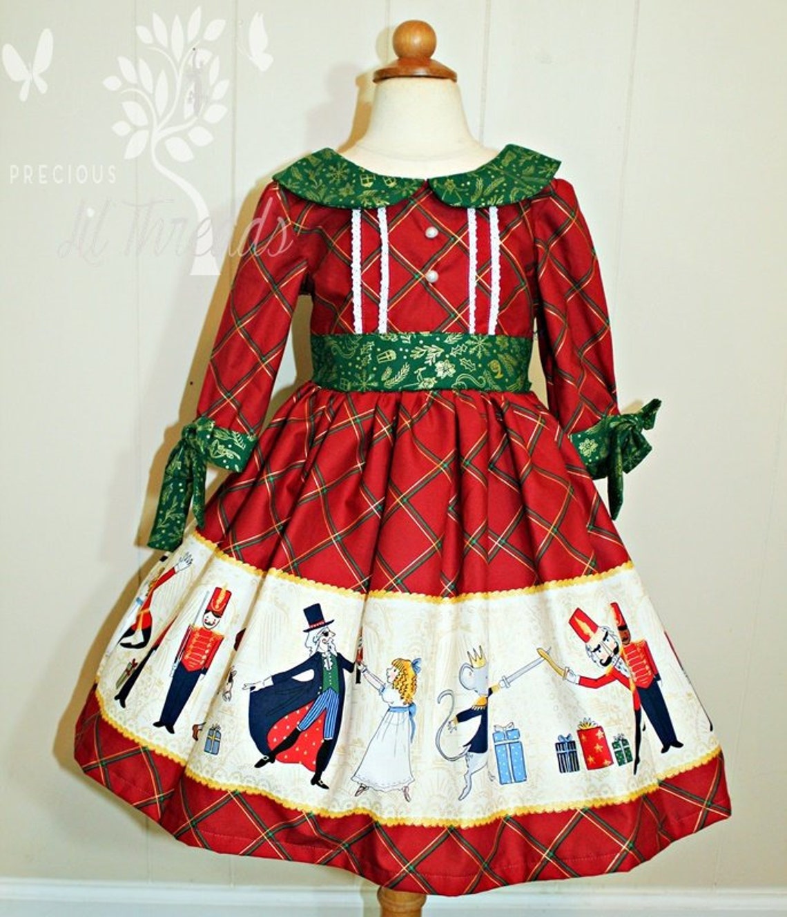 Girls Nutcracker Dress Girls Christmas Dress Toddler girls Etsy