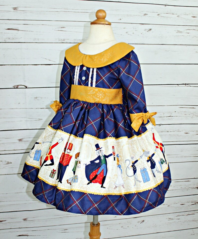 Girls Nutcracker Dress Girls Christmas Dress Toddler girls Etsy