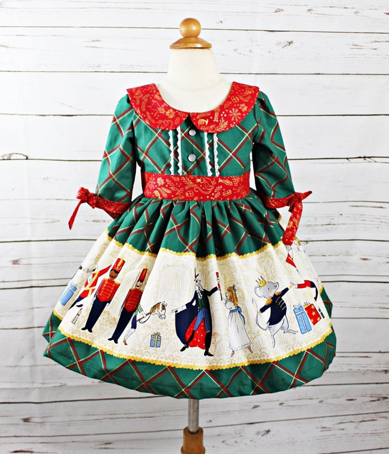 Girls Nutcracker Dress Girls Christmas Dress Toddler girls Etsy