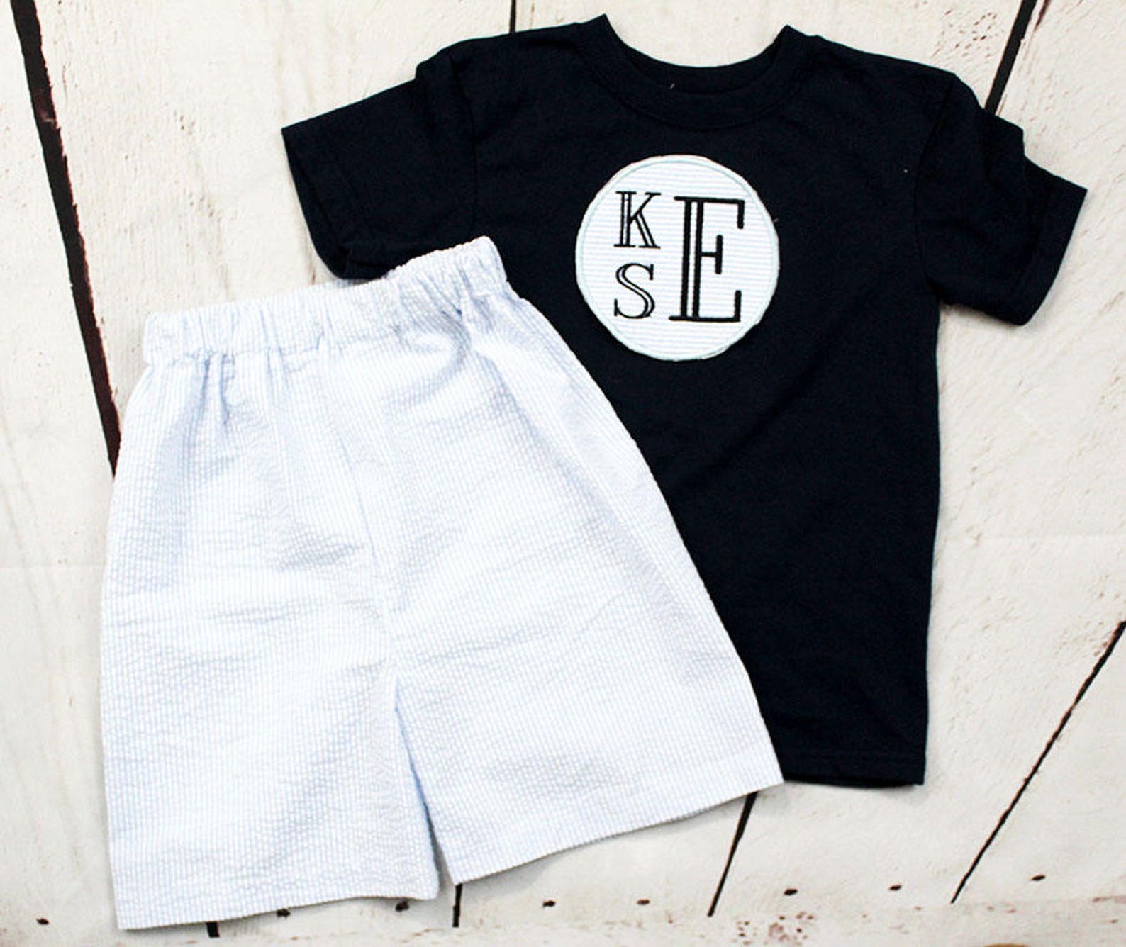 Boys Monogrammed Shirt Toddler Boys Monogrammed Shirt Baby Etsy