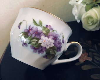 Vintage K12 Violets Tea Cup Free Shipping Teacup Replacement