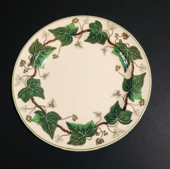 Wedgwood Napoleon Ivy Dinner Plate - Etsy