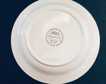 Single Mikasa Rose Mist Salad or Luncheon Plate Free Shipping Dish