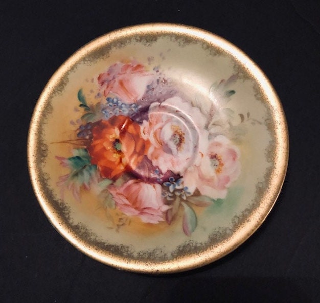 tearose様 Single Takiro Rose Tea Cup Saucer With Pink Roses Vintage Dish