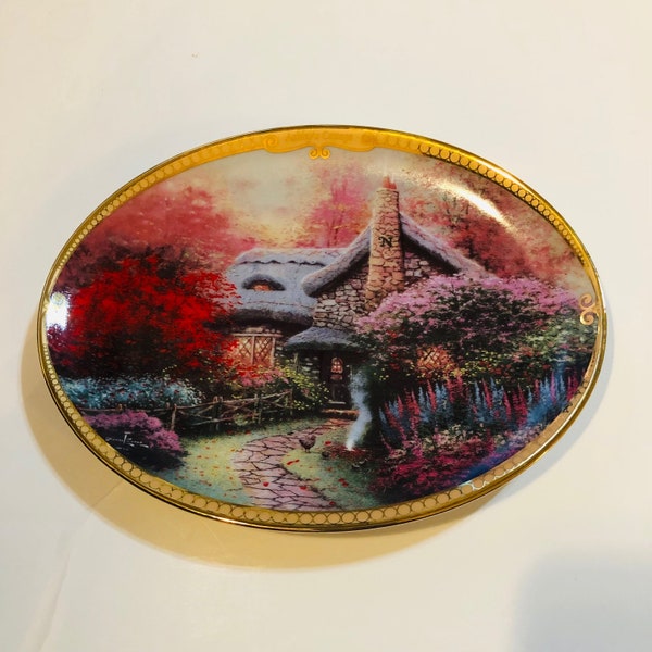Thomas Kinkade Plates Etsy