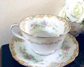Vintage 8 Noritake Teacups W/8 Sheffield Saucers. Japan - Etsy
