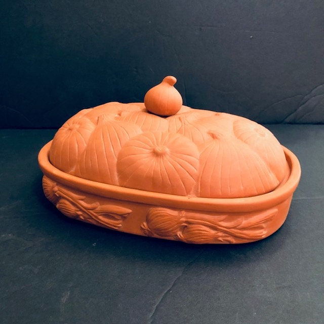 Cocotte citrouille en céramique avec couvercle – Pot à ragoût