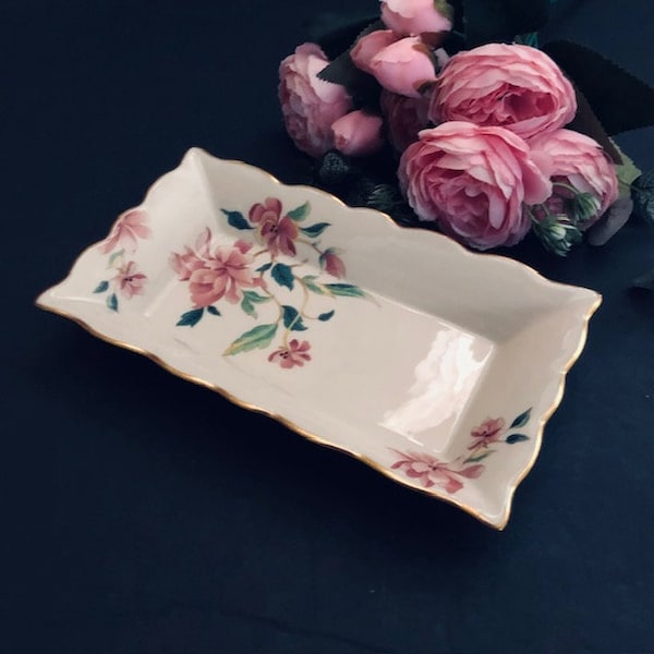 Lenox Barringon Floral Pattern Themed Floral Candy Trinket Dish Free Shipping Collectible Nut Dishes