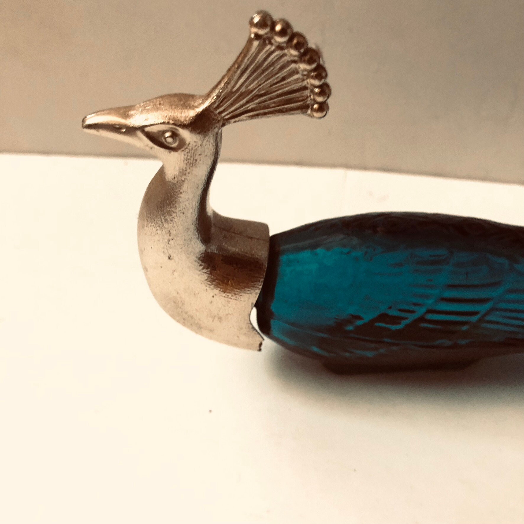 Peacock Blue Glass Avon Vintage 1980 Moonwind Cologne Bottle Perfume Free Shipping Etsy Canada