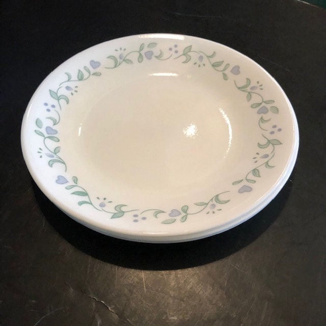 Set of 3 Corelle Country Cottage Bread & Butter Plates Free Etsy