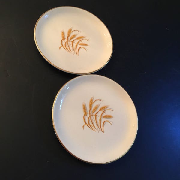 Wheat Plates Etsy