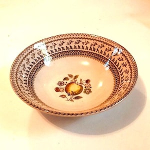Single Johnson Brothers Old Granite Fruit Sampler Pattern Soup or Cereal Bowls Free Shipping Dish Replacements