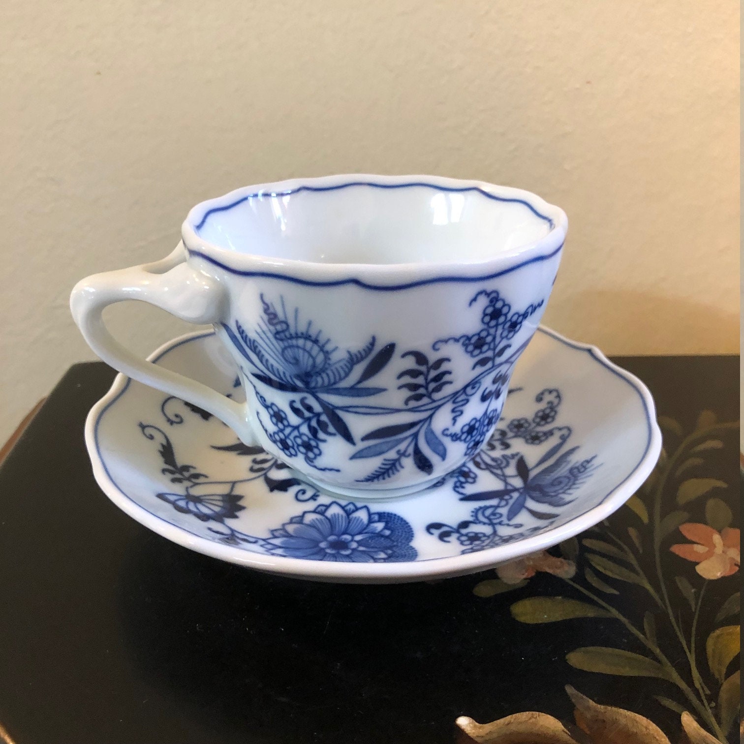 Vintage Blue Danube Japan China Tea Cup and Saucer Replacements Dishes ...