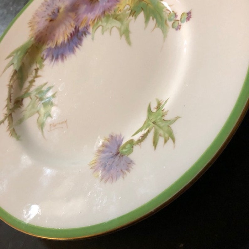 Royal Doulton Glamis Thistle Pattern Bone China Salad Plate Etsy