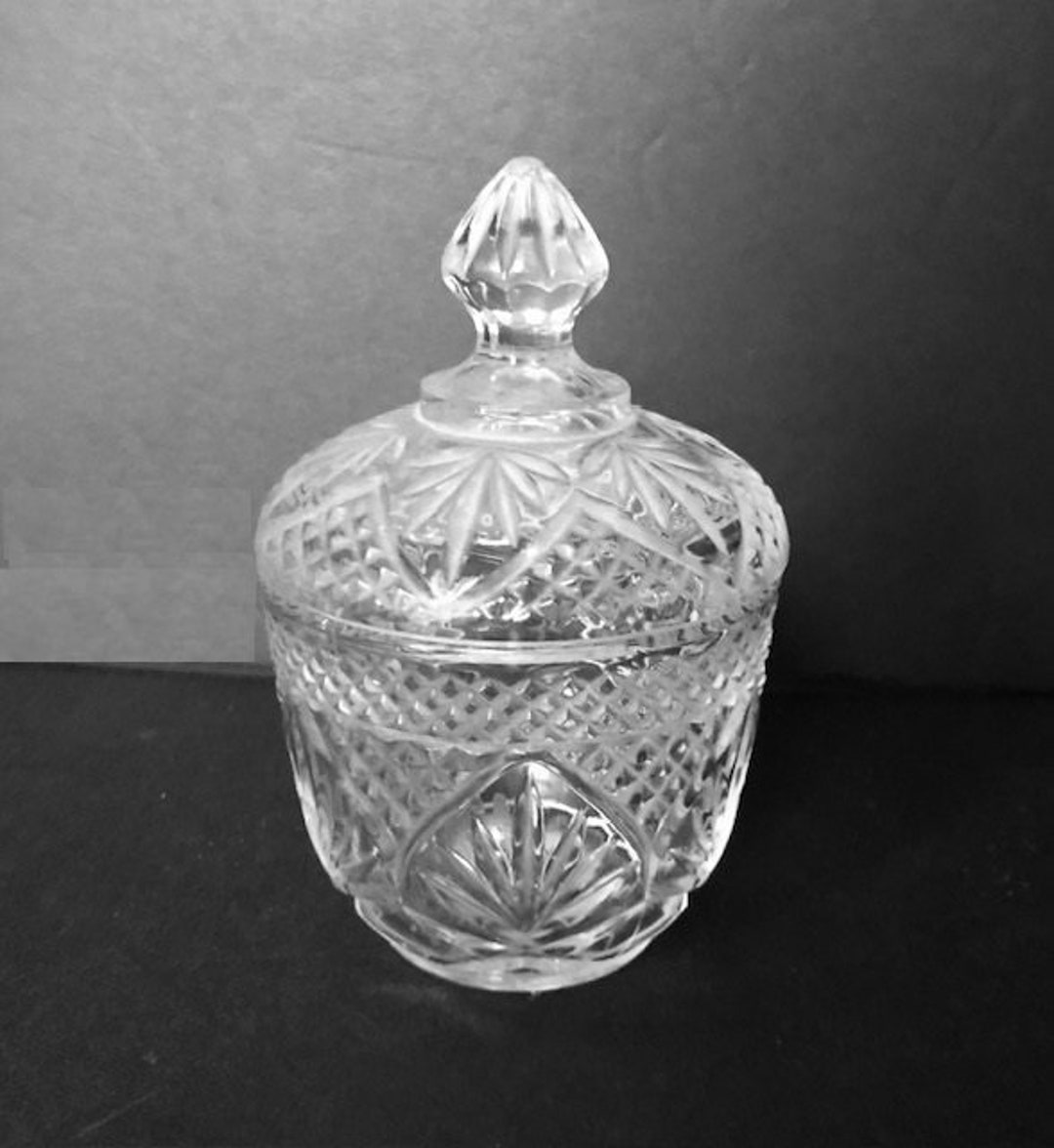 Vintage Sugar Bowl With Lid by Cristal D'arquesdurand Free Shipping