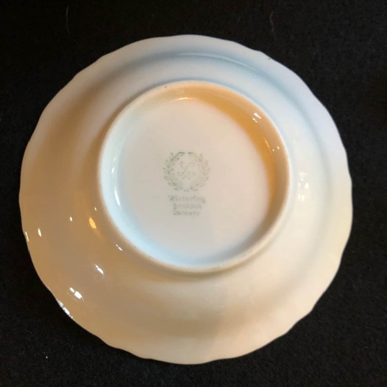 Winterling Bavaria Germany Porcelain Pink Rose Bud Design Etsy