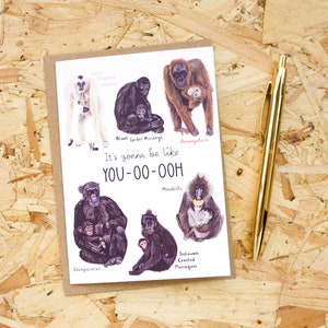 It’s Going to Be Like You Oo Ooh Carte de vœux // Nouvelle carte bébé // Carte de félicitations bébé // Carte bébé mignon // Carte de grossesse