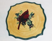 Lenox WINTER GREETINGS EVERYDAY quot Cardinal quot Trivet