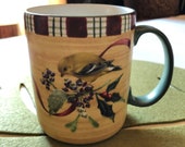Lenox WINTER GREETINGS EVERYDAY quot Goldfinch quot Coffee Cup Mug