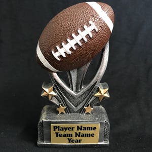 Football trophy football award customize it with your words