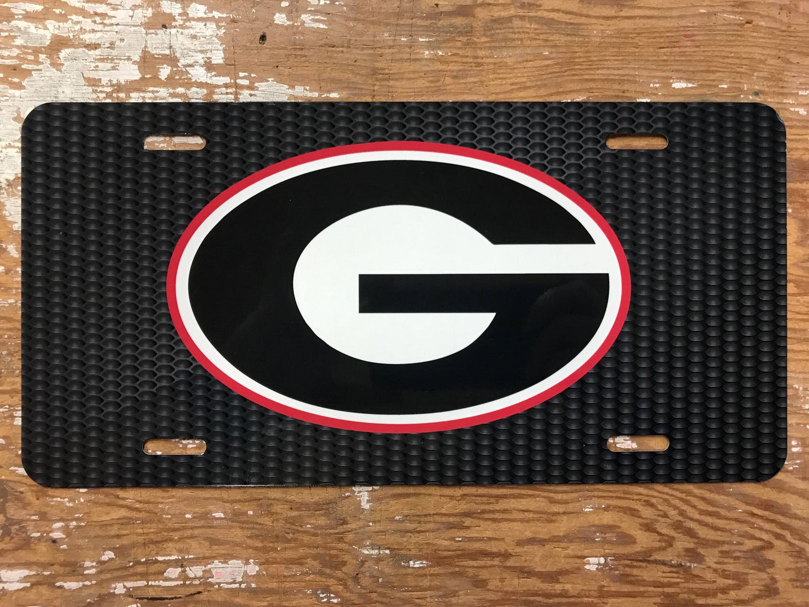 bulldogs car tag Bulldogs license plate Etsy