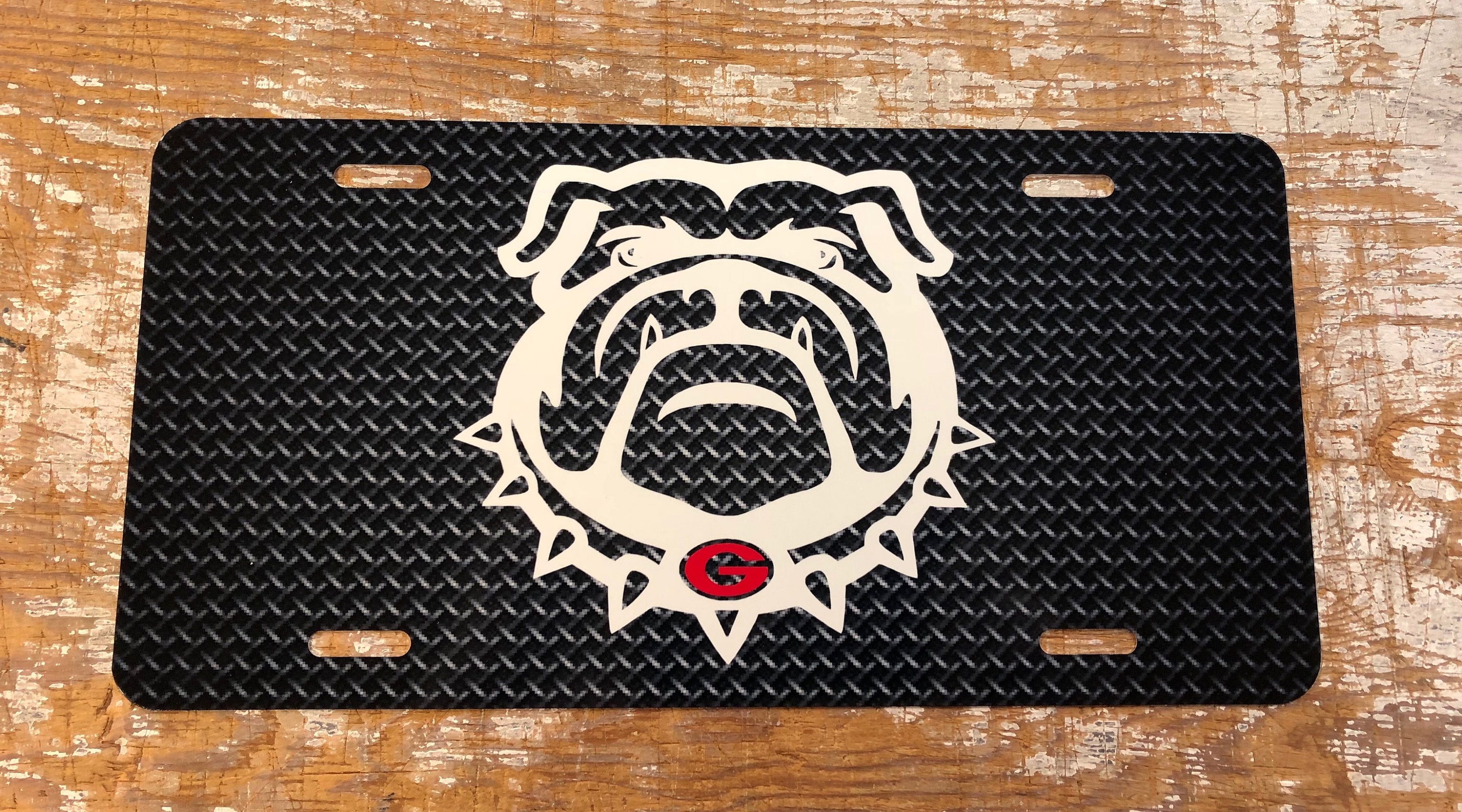 bulldogs license plate bulldogs car tag Etsy