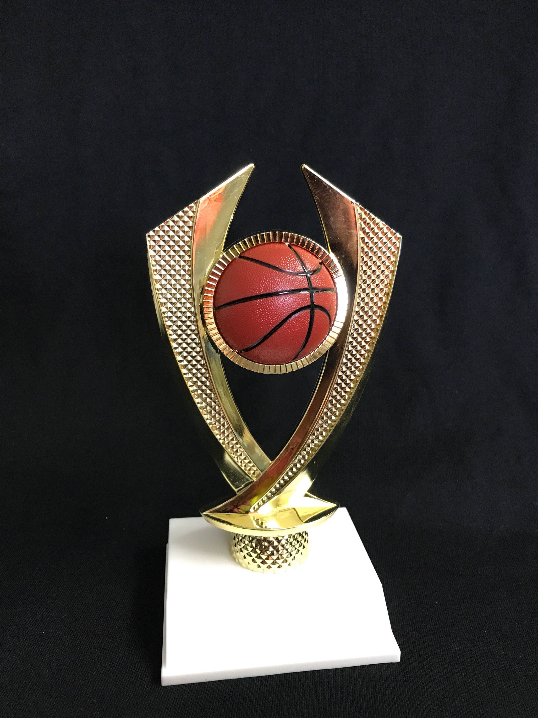 Basketball Trophy Basketball Award Customize It With Your Etsy