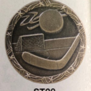 Hockey trophy hockey medal hockey medallion sports award customize it with your words