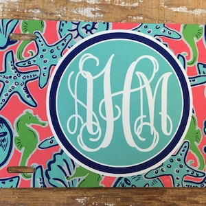 beach License plate, personalized, seashell, starfish, sea horse, sand dollar, custom car tag