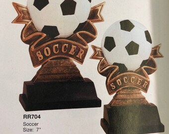 Soccer trophy soccer award customize it with your words