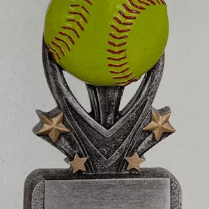 Softball trophy softball award customize it with your words