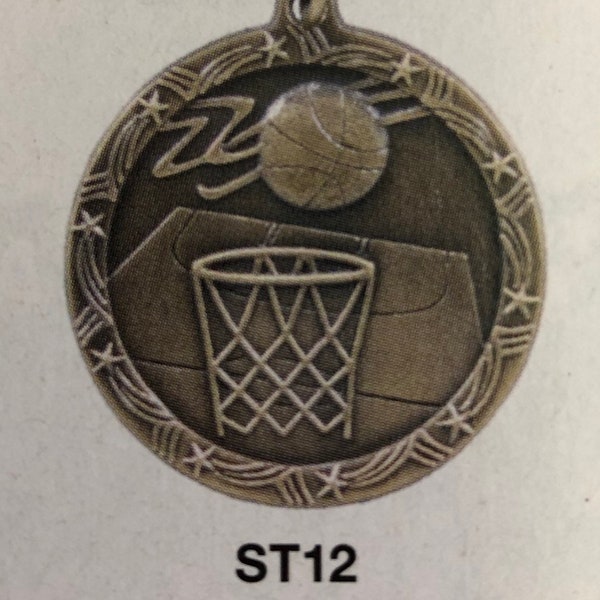 basketball trophy basketball medal basketball medallion sports award customize it with your words