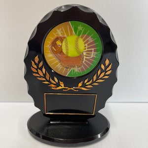 softball trophy softball award customize it with your words