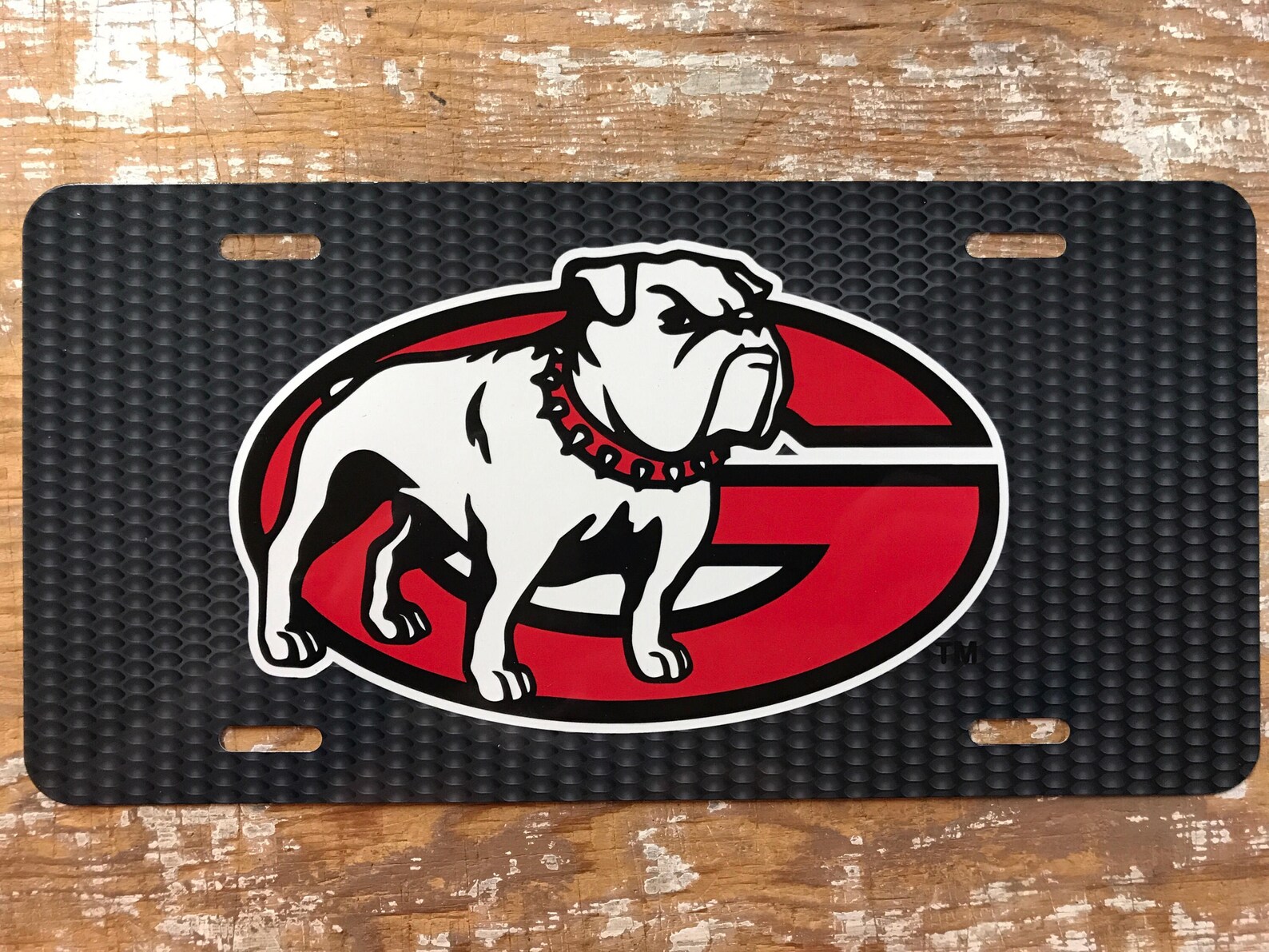 bulldogs car tag Bulldogs license plate Etsy