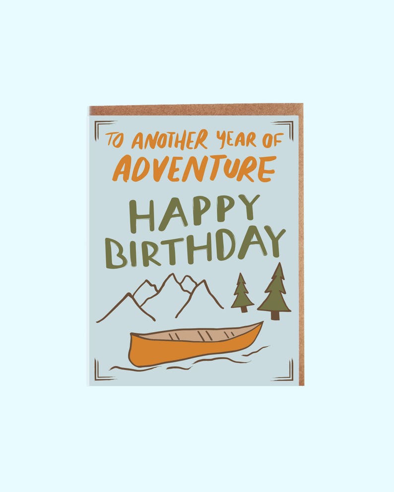 Kanu Abenteuer Geburtstag Karte 010C Grußkarte | Etsy Kanu Abenteuer Geburtstag Karte 010C Grußkarte | Etsy
