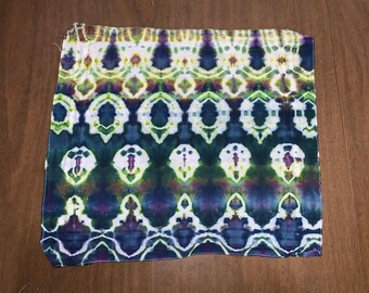 Tie dye Handkerchief stained glass dyed