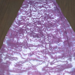 Strapless Boho Festival Tie Dye Dress Small