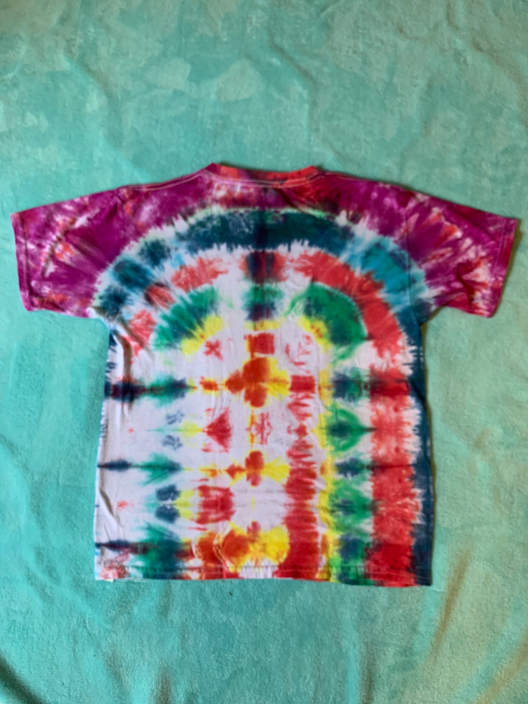 Youth L Tye Dye Awesome Colors and Shape - Etsy