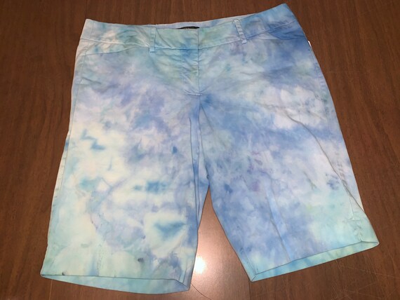 Acelerar literalmente Poner a prueba o probar Shorts Cotton Candy Blue Tie Dye Mossimo Talla 10 Mujer - Etsy México