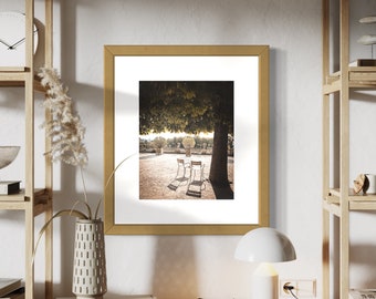 Paris Photography - Luxembourg Gardens, Paris Photo, Paris in Summer, Paris Home Decor, Parisian Home Decor, Home or Office UNFRAMED