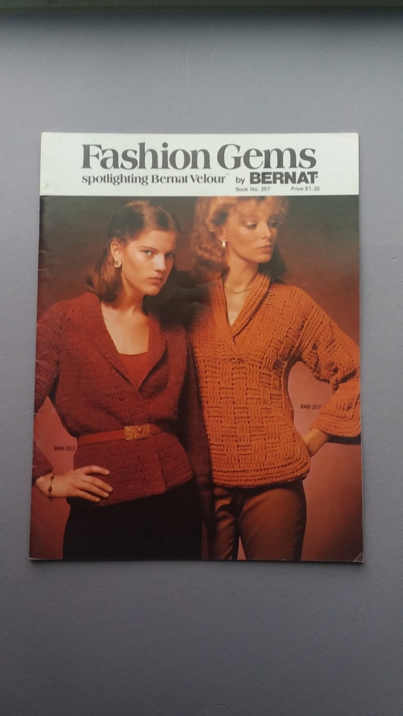 Vintage Bernat Book 257 Fashion Gems From 1979 Knitting Patterns Fashion Sweaters Vintage Bernat Book 257 Fashion Gems From 1979 Knitting Patterns Fashion Sweaters