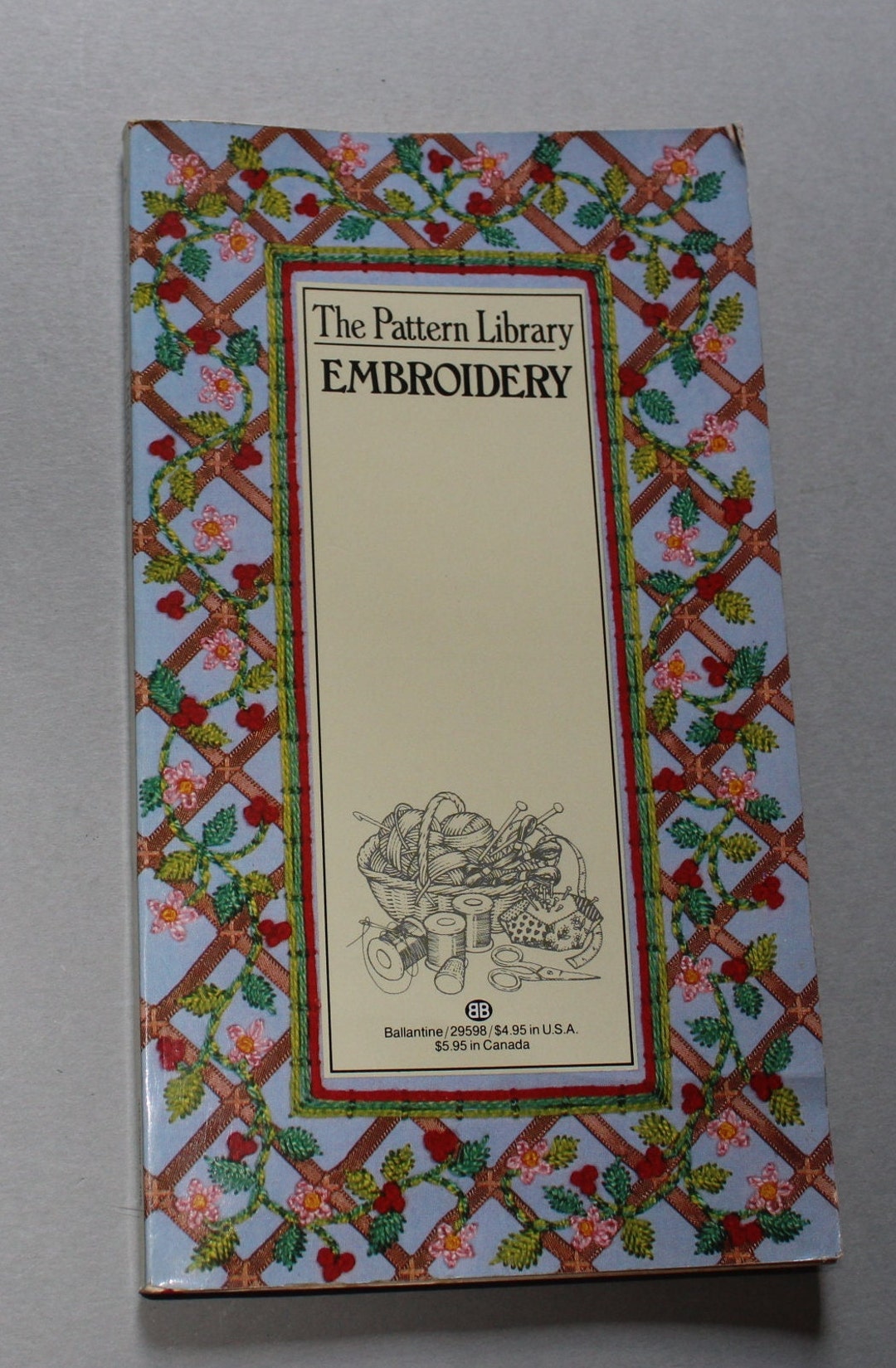Manual Pattern Library 1981 the Pattern Library Embroidery Needlework Embroidery Crewel ...