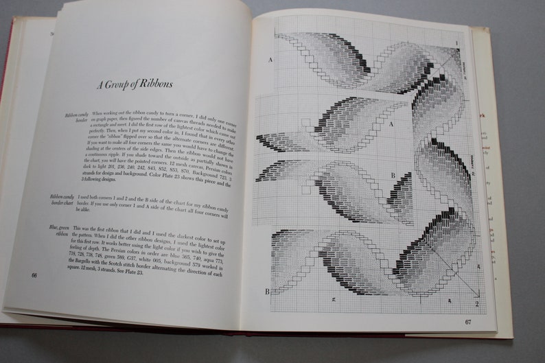 1974 Four Way Bargello Revised by Dorothy Kaestner Needlepoint