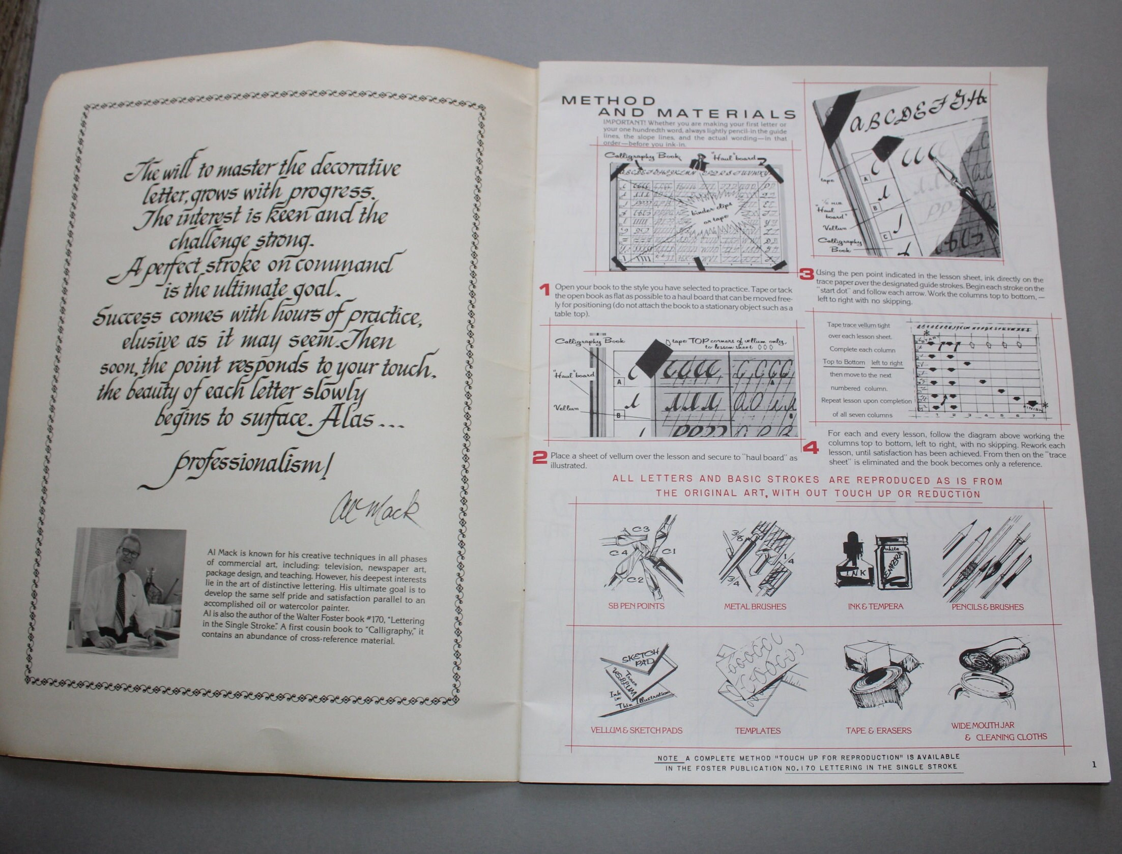 1989 Calligraphy & Lettering 2 No. 211 by Al Mack a Walter Foster How ...