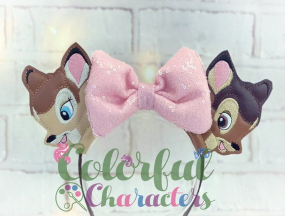 Baby Deer Mouse Ears Headband Hair Accessories Bounding Costume Forest Animals Theme Parks Vacation Love By Colorful Characters Catch My Party