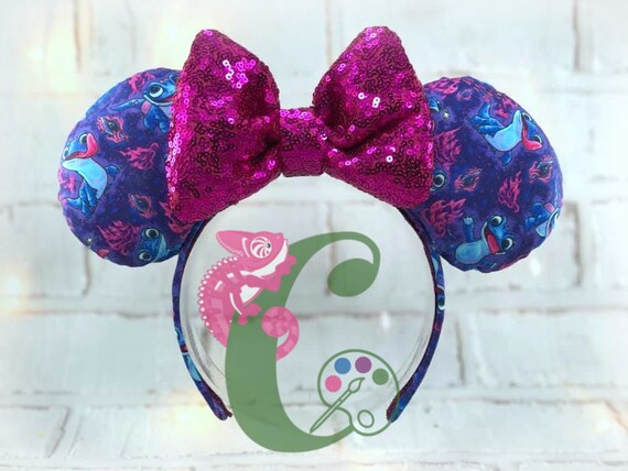 Frozen Salamander Mouse ears, vacation, hair accessories, headbands, cosplay, bounding, dress up, costumes, fire spirit Il_570xn