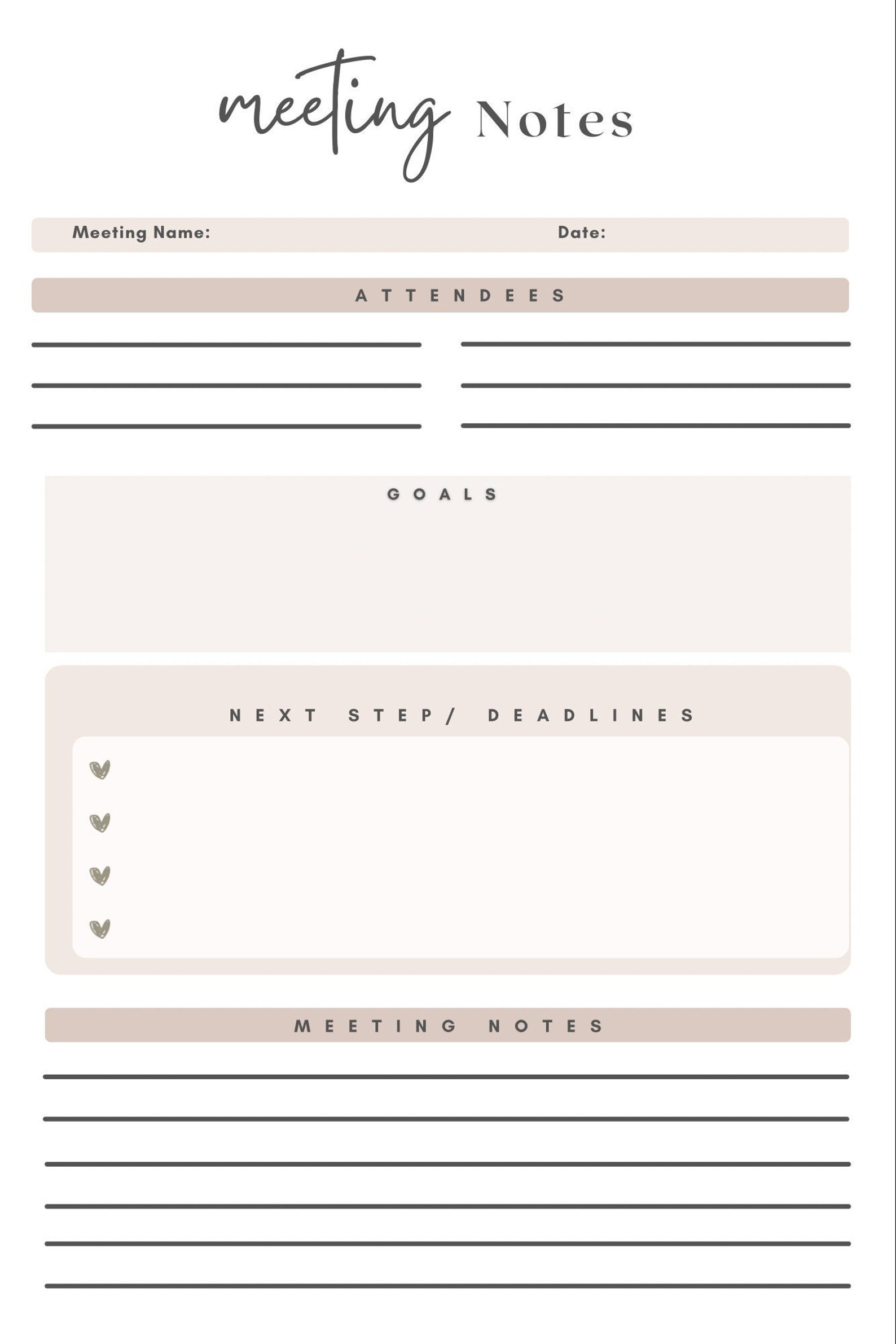 Meeting Notes - Etsy