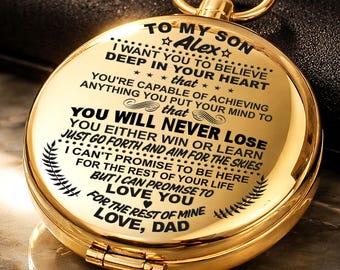 personalized engraved compass,  To my son from dad gift, Mens engraved compass, my Son custom birthday gift