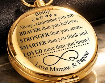 My Grandson custom Compass, Engraved Compass, Personalized Gift, To My grandson Compass,  grandson custom graduation gift